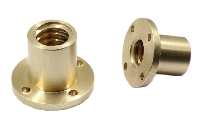 Brass Flange Round Nut